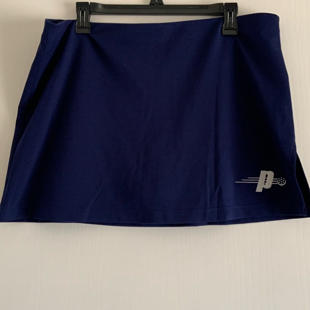 Prince Pickleball Women’s Mid-Rise Mini Slit Skort - Navy Blue 🔵